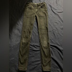 High rise super skinny black Hollister jeans